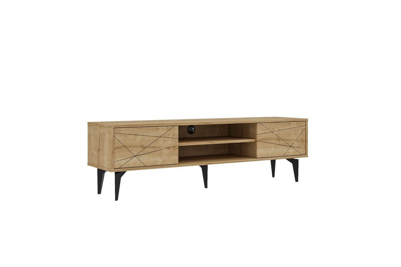 Sudama Tv-bänk 160 cm - Mediumfärgat trä - Möbler - Vardagsrum - Tv-möbler & mediamöbler - Tv-bänkar