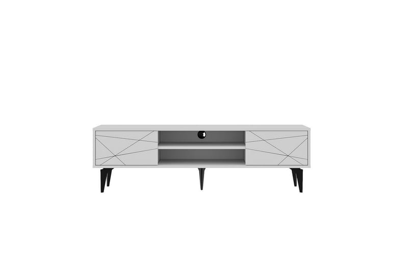 Sudama Tv-bänk 160 cm - Vit - Möbler - Vardagsrum - Tv-möbler & mediamöbler - Tv-bänkar