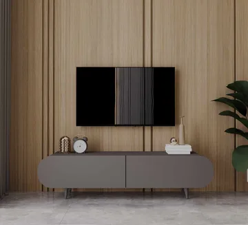 Svelor TV-bänk 140x49x30 cm - Grå - Möbler - Vardagsrum - Tv-möbler & mediamöbler - Tv-bänkar