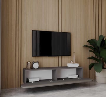 Svelor TV-bänk 160x49x30 cm - Grå - Möbler - Vardagsrum - Tv-möbler & mediamöbler - Tv-bänkar
