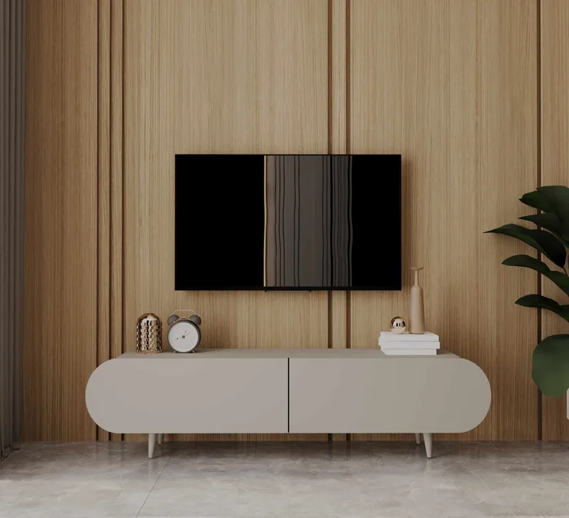 Svelor TV-bänk 160x49x30 cm - Sandstone - Möbler - Vardagsrum - Tv-möbler & mediamöbler - Tv-bänkar