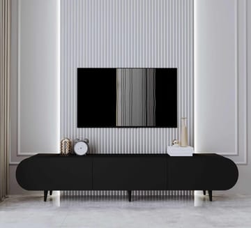 Svelor TV-bänk 180x49x30 cm - Svart - Möbler - Vardagsrum - Tv-möbler & mediamöbler - Tv-bänkar