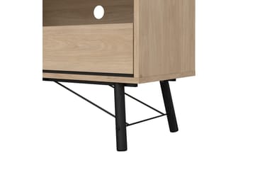 Tadami Golvstående TV-bänk 150 cm med Förvaring i Ljust Trä - Ljusbrun - Möbler - Vardagsrum - Tv-möbler & mediamöbler - Tv-bänkar