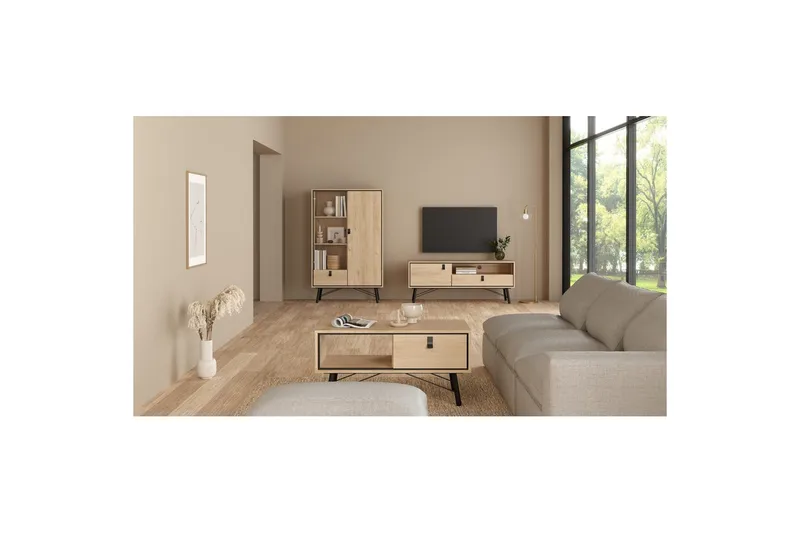 Tadami Tv-bänk 150 cm - Natur - Möbler - Vardagsrum - Tv-möbler & mediamöbler - Tv-bänkar