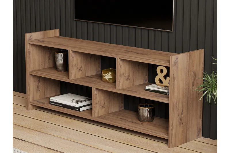 Taharoa Tv-bänk 120 cm - Brun - Möbler - Vardagsrum - Tv-möbler & mediamöbler - Tv-bänkar