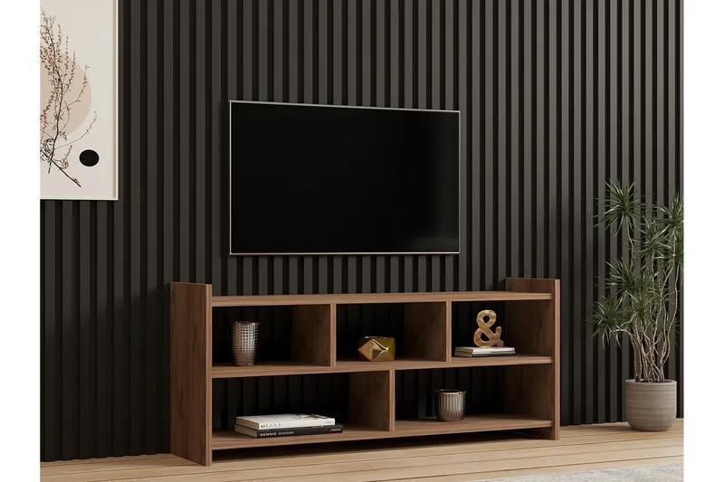 Taharoa Tv-bänk 120 cm - Brun - Möbler - Vardagsrum - Tv-möbler & mediamöbler - Tv-bänkar