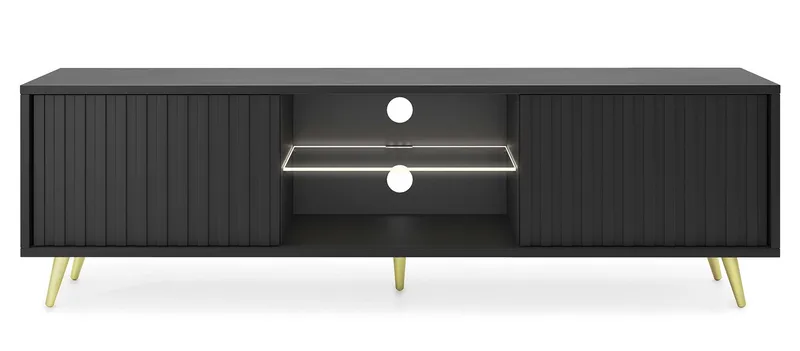 Tapas Tv-bänk 135 cm, Svart