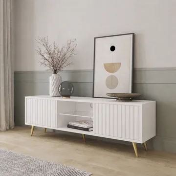 Tapas Tv-bänk 135 cm - Vit - Möbler - Vardagsrum - Tv-möbler & mediamöbler - Tv-bänkar