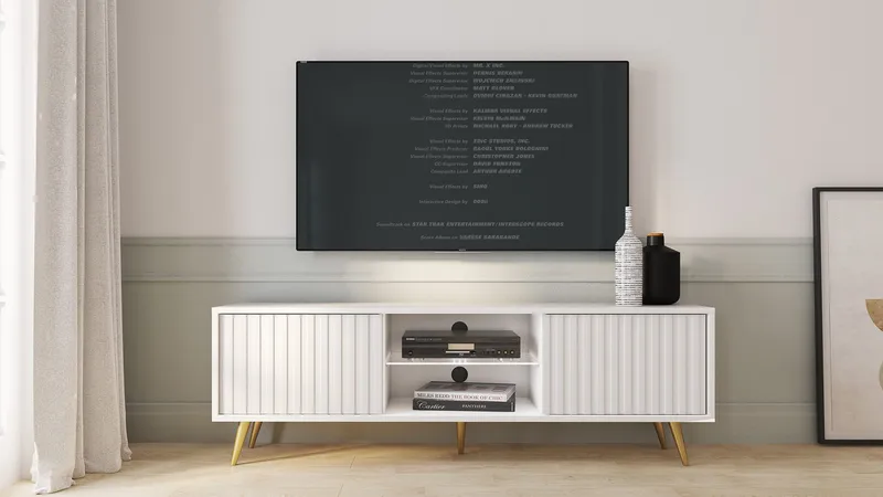 Tapas Tv-bänk 135 cm - Vit - Möbler - Vardagsrum - Tv-möbler & mediamöbler - Tv-bänkar