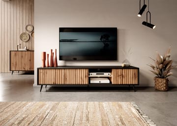 Tapas Tv-bänk 175 cm - Svart - Möbler - Vardagsrum - Tv-möbler & mediamöbler - Tv-bänkar