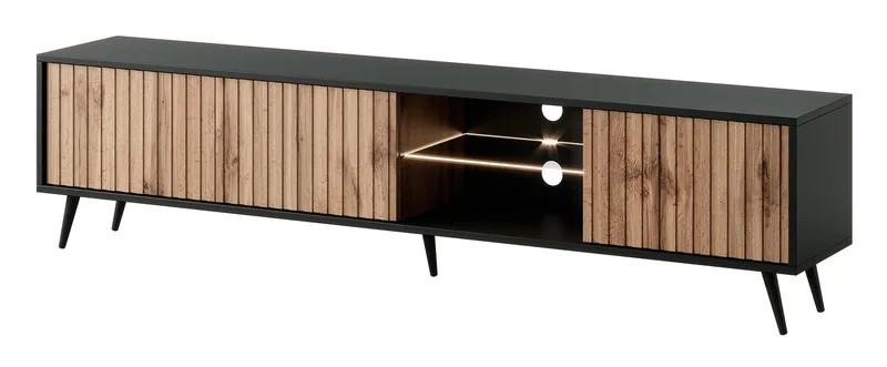 Tapas Tv-bänk 175 cm, Svart