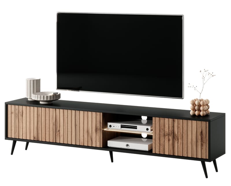 Tapas Tv-bänk 175 cm - Svart - Möbler - Vardagsrum - Tv-möbler & mediamöbler - Tv-bänkar