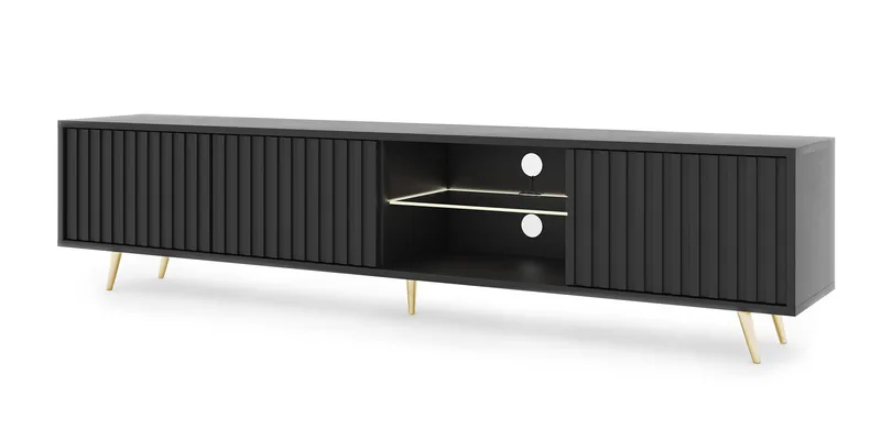 Tapas Tv-bänk 175 cm, Svart
