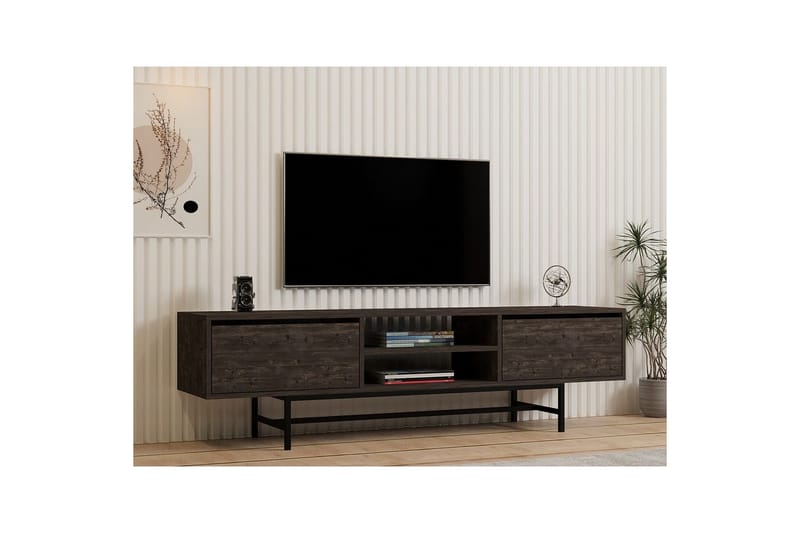 Tauber Tv-bänk 180 cm - Antracit - Möbler - Vardagsrum - Tv-möbler & mediamöbler - Tv-bänkar
