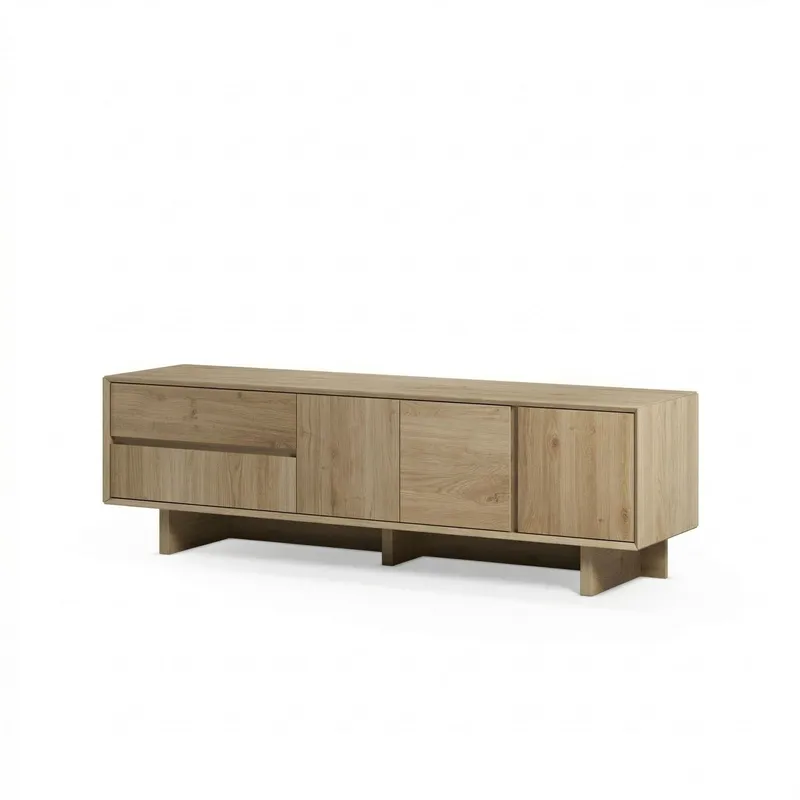 Tavon TV-bänk 180x55x45 cm - Naturlig ek - Möbler - Vardagsrum - Tv-möbler & mediamöbler - Tv-bänkar
