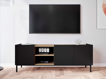 Tavrin Tv-bänk 153 cm - Svart - Möbler - Vardagsrum - Tv-möbler & mediamöbler - Tv-bänkar