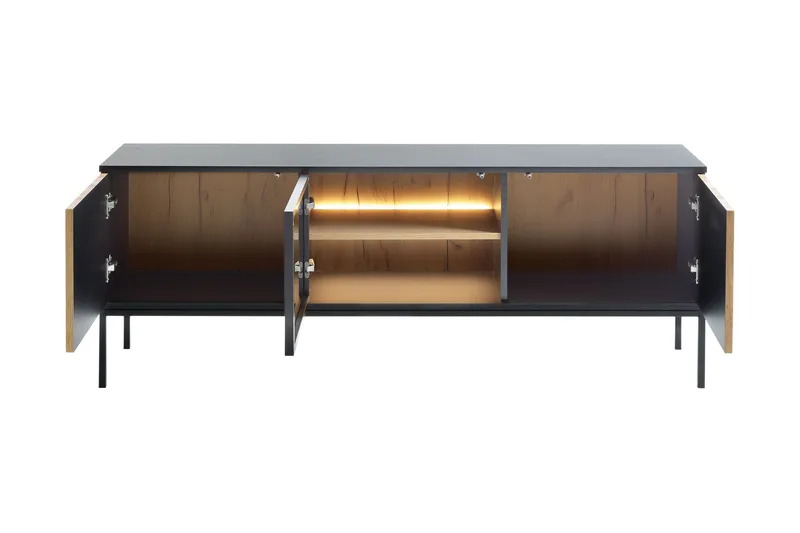 Tenorio Tv-bänk 154 cm - Beige - Möbler - Vardagsrum - Tv-möbler & mediamöbler - Tv-bänkar