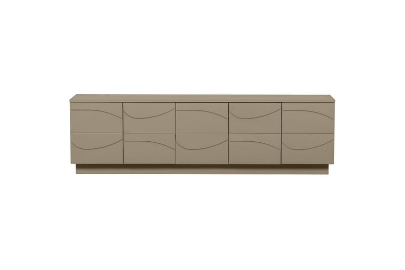 Teo Golvstående TV-bänk 180 cm med Förvaring i Målat Trä - Beige - Möbler - Vardagsrum - Tv-möbler & mediamöbler - Tv-bänkar