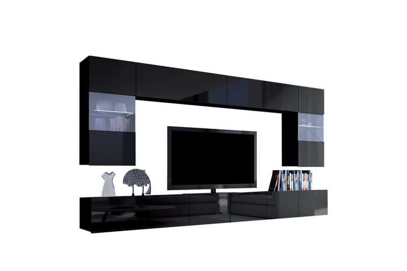 Tessan Tv-möbelset - Svart - Möbler - Vardagsrum - Tv-möbler & mediamöbler - Tv-möbelset