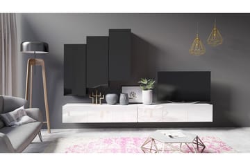 Tessan Tv-möbelset - Svart/Vit - Möbler - Vardagsrum - Tv-möbler & mediamöbler - Tv-möbelset
