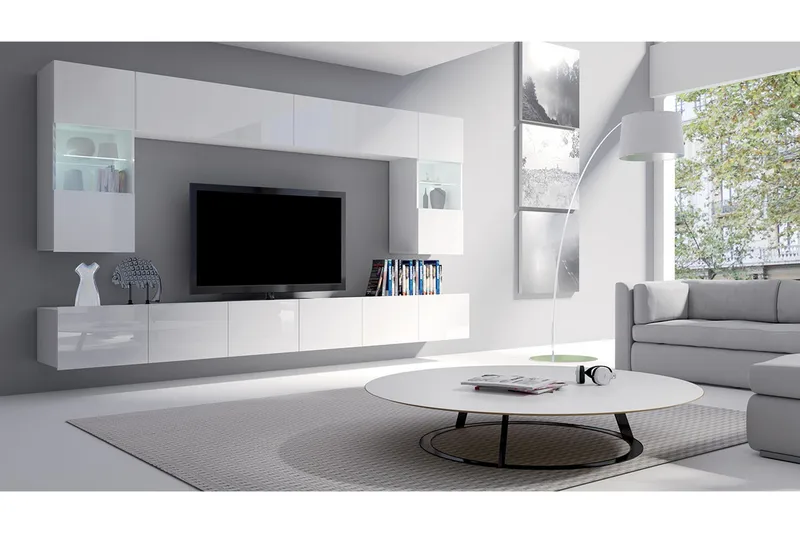 Tessan Tv-möbelset - Vit - Möbler - Vardagsrum - Tv-möbler & mediamöbler - Tv-möbelset