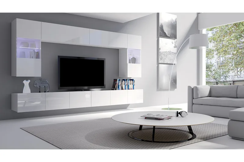 Tessan Tv-möbelset - Vit - Möbler - Vardagsrum - Tv-möbler & mediamöbler - Tv-möbelset