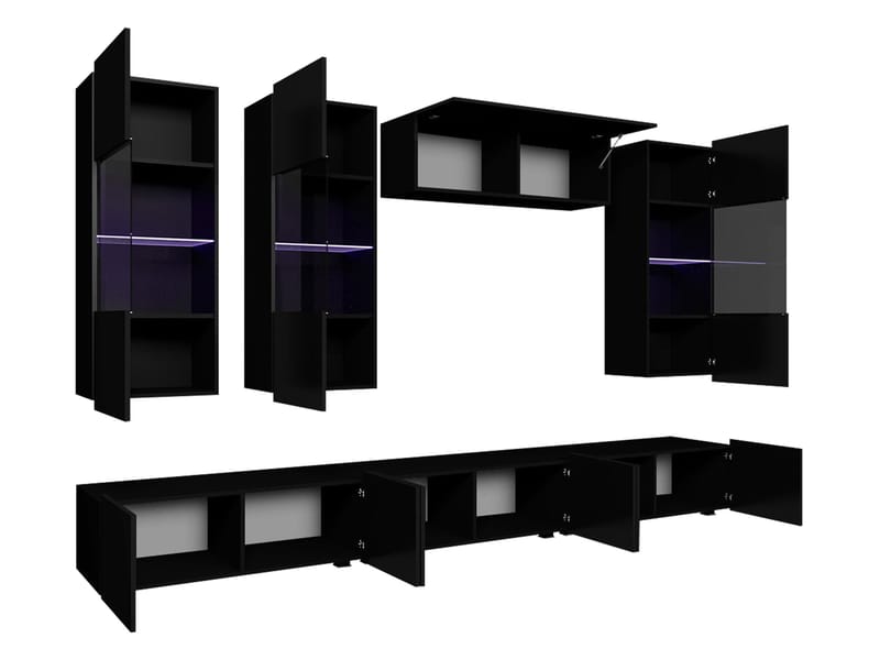 Tessan Tv väggenhet - brun - Möbler - Vardagsrum - Tv-möbler & mediamöbler - Tv-möbelset