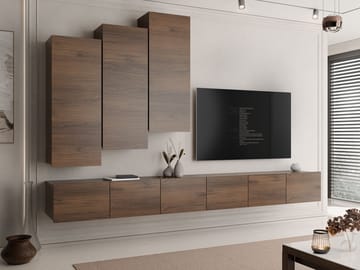 Tessan Tv väggenhet - brun - Möbler - Vardagsrum - Tv-möbler & mediamöbler - Tv-möbelset