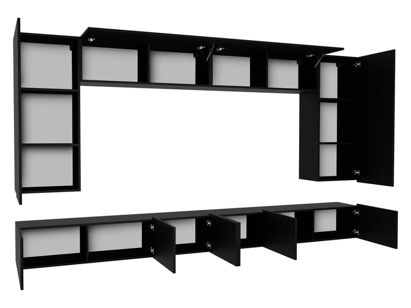 Tessan Tv väggenhet - brun - Möbler - Vardagsrum - Tv-möbler & mediamöbler - Tv-möbelset