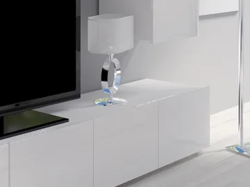 Tessan Tv väggenhet med LED-belysning - blå - Möbler - Vardagsrum - Tv-möbler & mediamöbler - Tv-möbelset