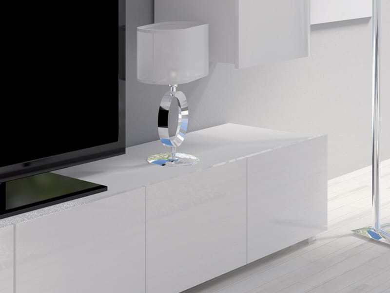 Tessan Tv väggenhet med LED-belysning - vit - Möbler - Vardagsrum - Tv-möbler & mediamöbler - Tv-möbelset