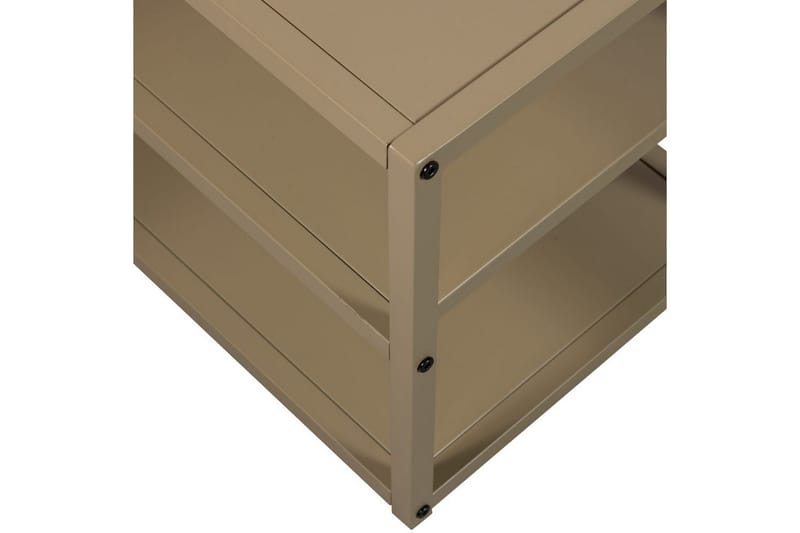 Teun Golvstående TV-bänk 120 cm i Metall - Beige - Möbler - Vardagsrum - Tv-möbler & mediamöbler - Tv-bänkar
