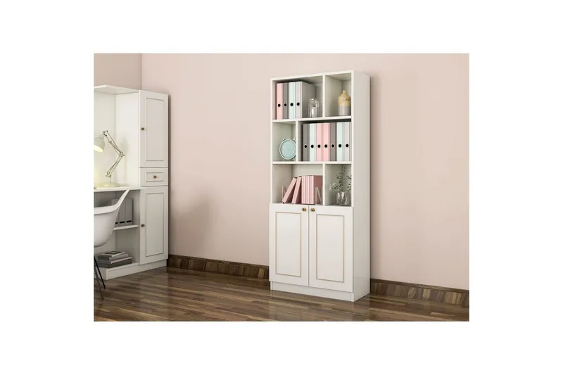 Thyrel Bokhylla 70 cm - Matt Vit - Förvaring - Hyllor - Bokhylla