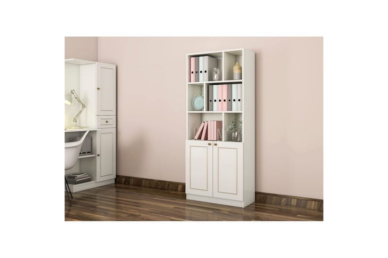 Thyrel Bokhylla 70 cm - Matt Vit - Förvaring - Hyllor - Bokhylla
