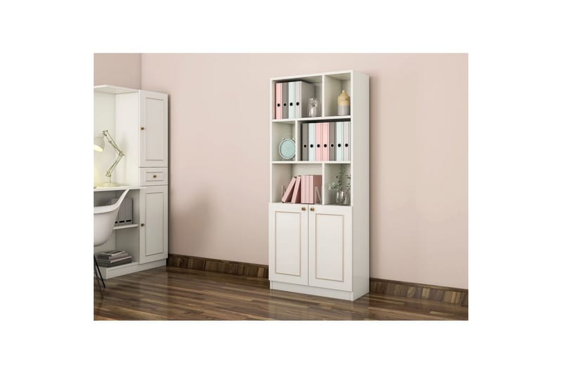 Thyrel Bokhylla 70 cm - Matt Vit - Förvaring - Hyllor - Bokhylla