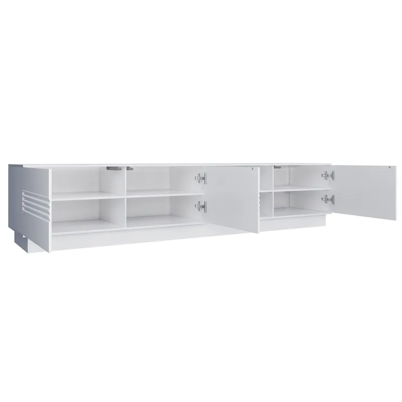 Toro Tv-bänk 200 cm - Vit - Möbler - Vardagsrum - Tv-möbler & mediamöbler - Tv-bänkar