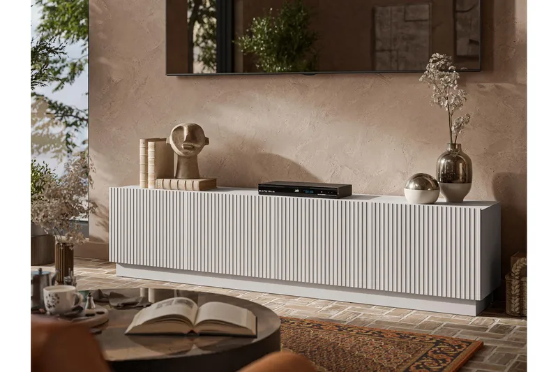 Torvalen Tv-bänk 200 cm - Beige - Möbler - Vardagsrum - Tv-möbler & mediamöbler - Tv-bänkar