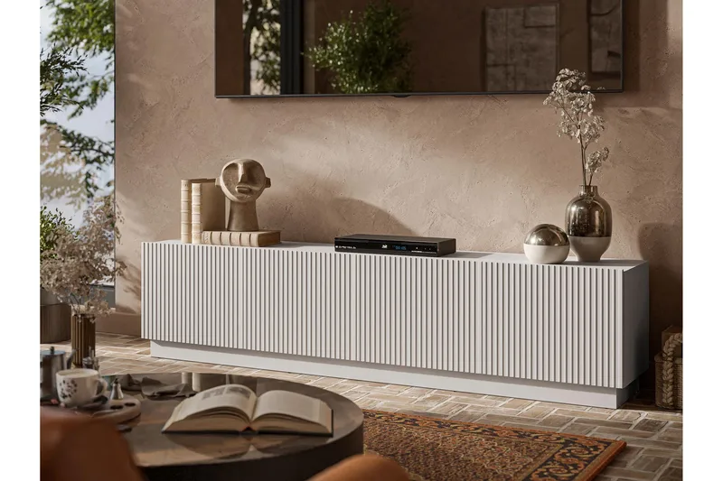 Torvalen Tv-bänk 200 cm - Beige - Möbler - Vardagsrum - Tv-möbler & mediamöbler - Tv-bänkar