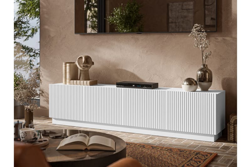 Torvalen Tv-bänk 200 cm - Vit - Möbler - Vardagsrum - Tv-möbler & mediamöbler - Tv-bänkar