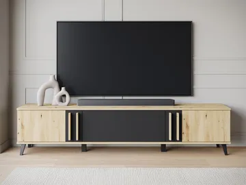 Torvos Tv-bänk 180 cm - Brun/Svart - Möbler - Vardagsrum - Tv-möbler & mediamöbler - Tv-bänkar