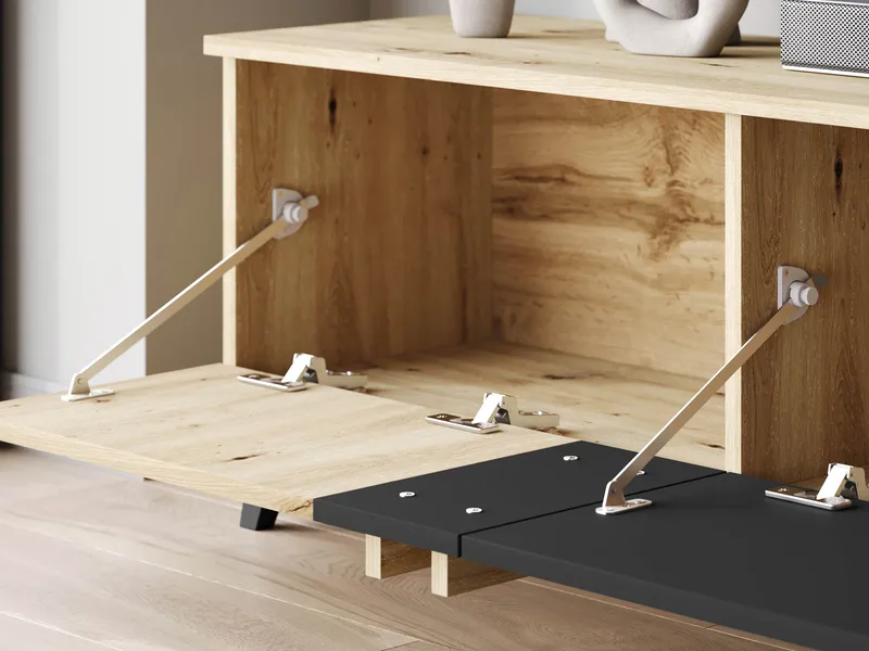 Torvos Tv-bänk 180 cm - Svart - Möbler - Vardagsrum - Tv-möbler & mediamöbler - Tv-bänkar