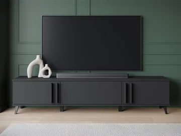 Torvos Tv-bänk 180 cm - Svart - Möbler - Vardagsrum - Tv-möbler & mediamöbler - Tv-bänkar