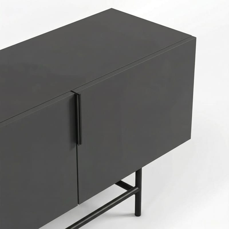 Truvia TV-bänk 200x55x35 cm - Antracit/Svart - Möbler - Vardagsrum - Tv-möbler & mediamöbler - Tv-bänkar