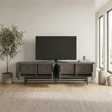 Truvia TV-bänk 200x55x35 cm - Antracit/Svart - Möbler - Vardagsrum - Tv-möbler & mediamöbler - Tv-bänkar