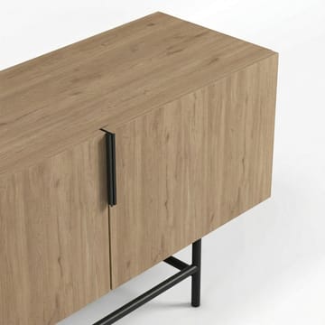 Truvia TV-bänk 200x55x35 cm - naturfärgad ek och svart - Möbler - Vardagsrum - Tv-möbler & mediamöbler - Tv-bänkar