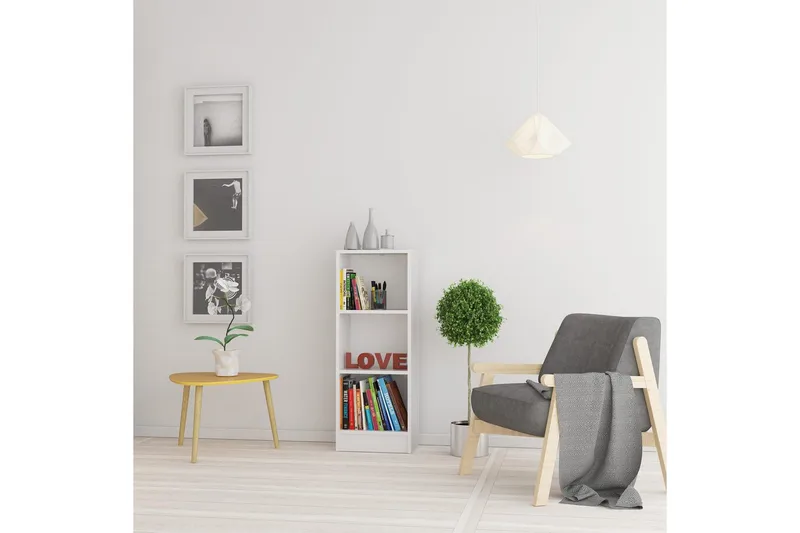 Trysil Bokhylla 107 cm - Vit - Förvaring - Hyllor - Bokhylla