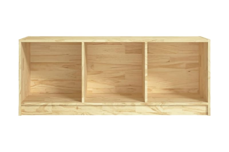 TV-bänk 104x33x41 cm massiv furu - Brun - Möbler - Vardagsrum - Tv-möbler & mediamöbler - Tv-bänkar