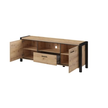 Tv-bänk Aktiv 2 dörrar 1 låda - 180 cm - Möbler - Vardagsrum - Tv-möbler & mediamöbler - Tv-bänkar