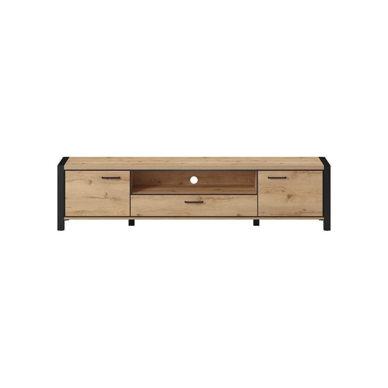 Tv-bänk Aktiv 2 dörrar 1 låda - 210 cm - Möbler - Vardagsrum - Tv-möbler & mediamöbler - Tv-bänkar