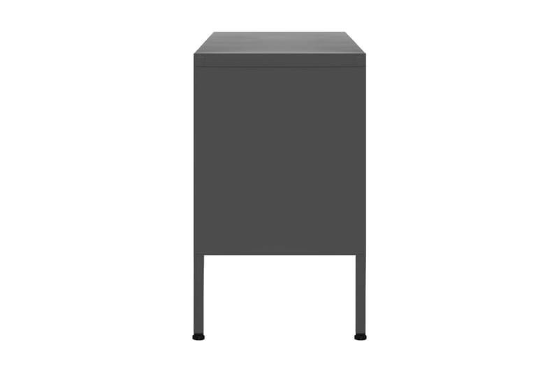 Tv-bänk antracit 105x35x50 cm stål - Grå - Möbler - Vardagsrum - Tv-möbler & mediamöbler - Tv-bänkar